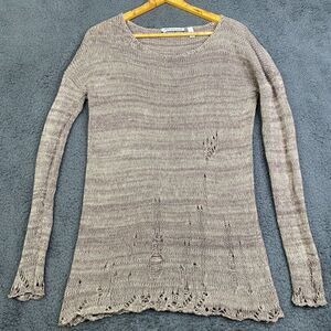 Cotton By Autumn Cashmere Sweater Tunic Knit Lagenlook Size Medium